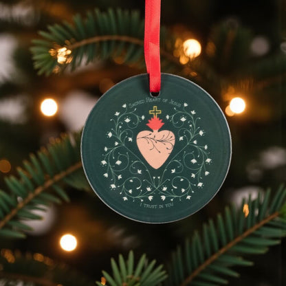 Three Hearts Ornament Set