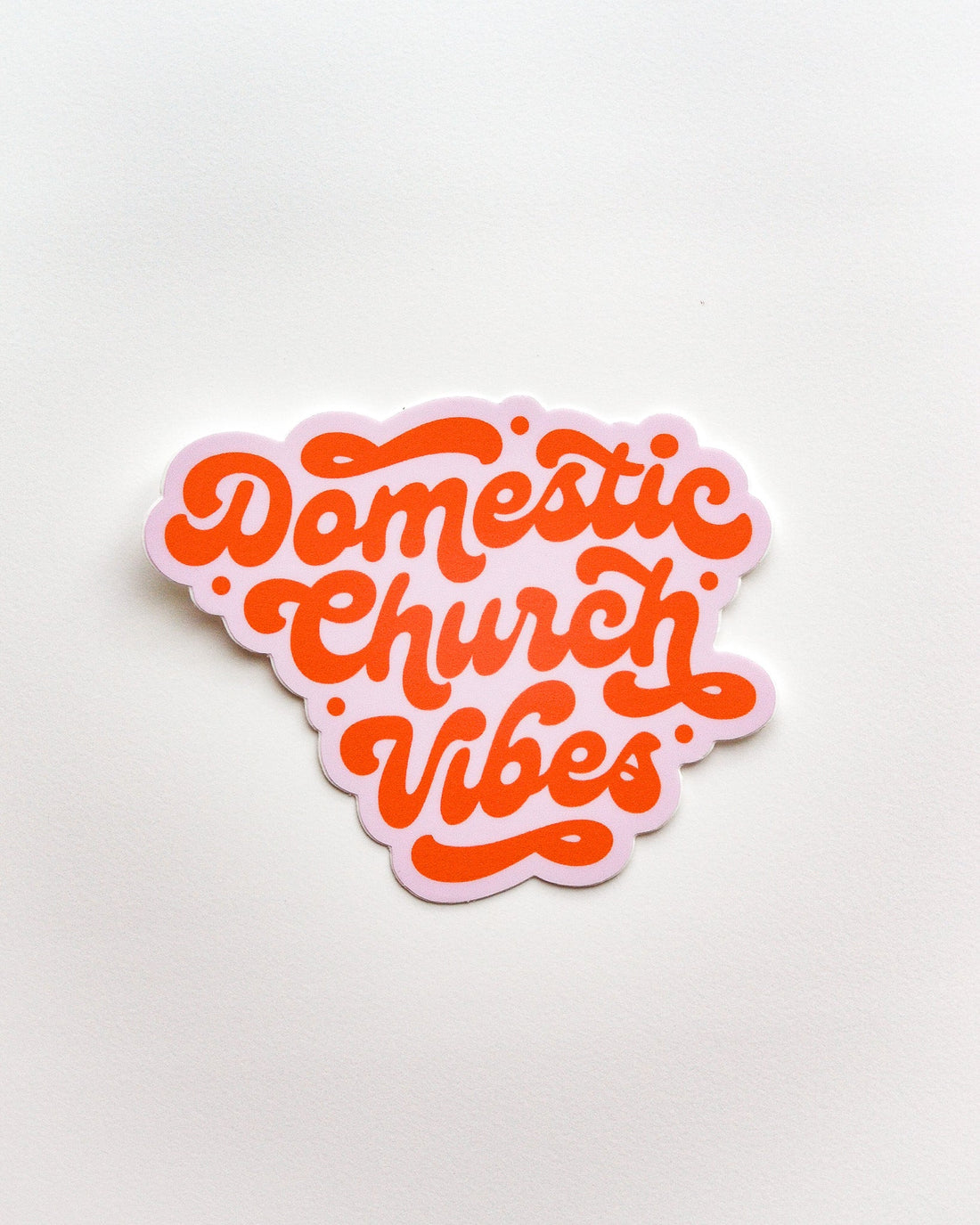 Domestic Church Vibes Catholic Sticker