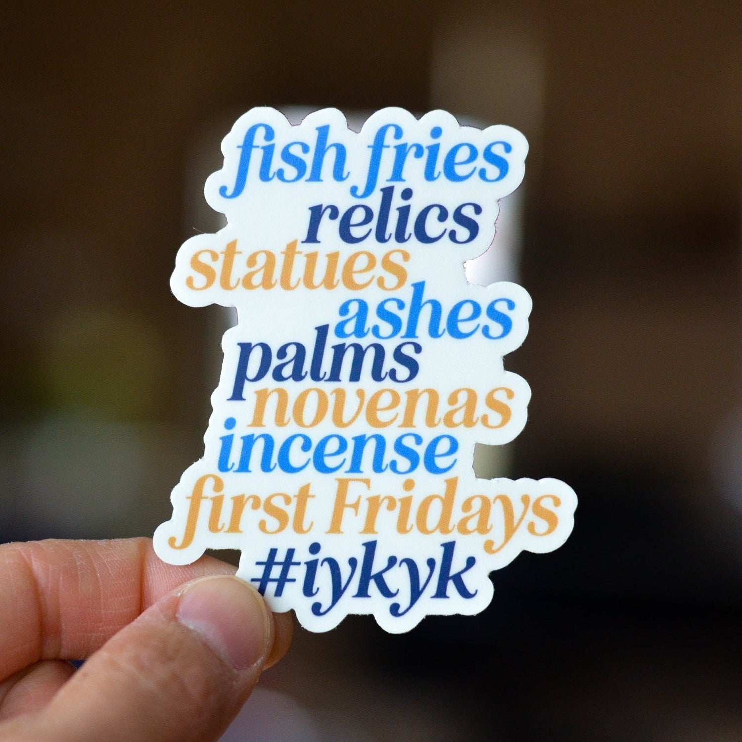Only Catholic Stuff Catholic Sticker