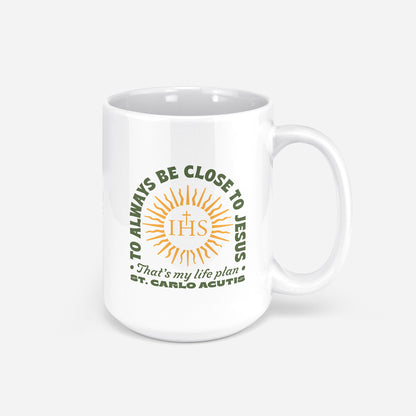 St. Carlo Acutis Life Plan Coffee Mug