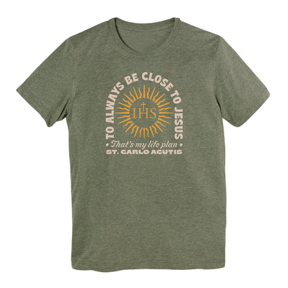 Carlo Acutis Life Plan T-shirt