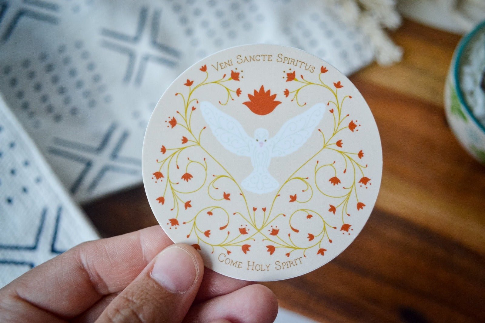 Come Holy Spirit Catholic Sticker