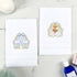 Auspice Maria & Divine Mercy Devotional Guest Towel Set