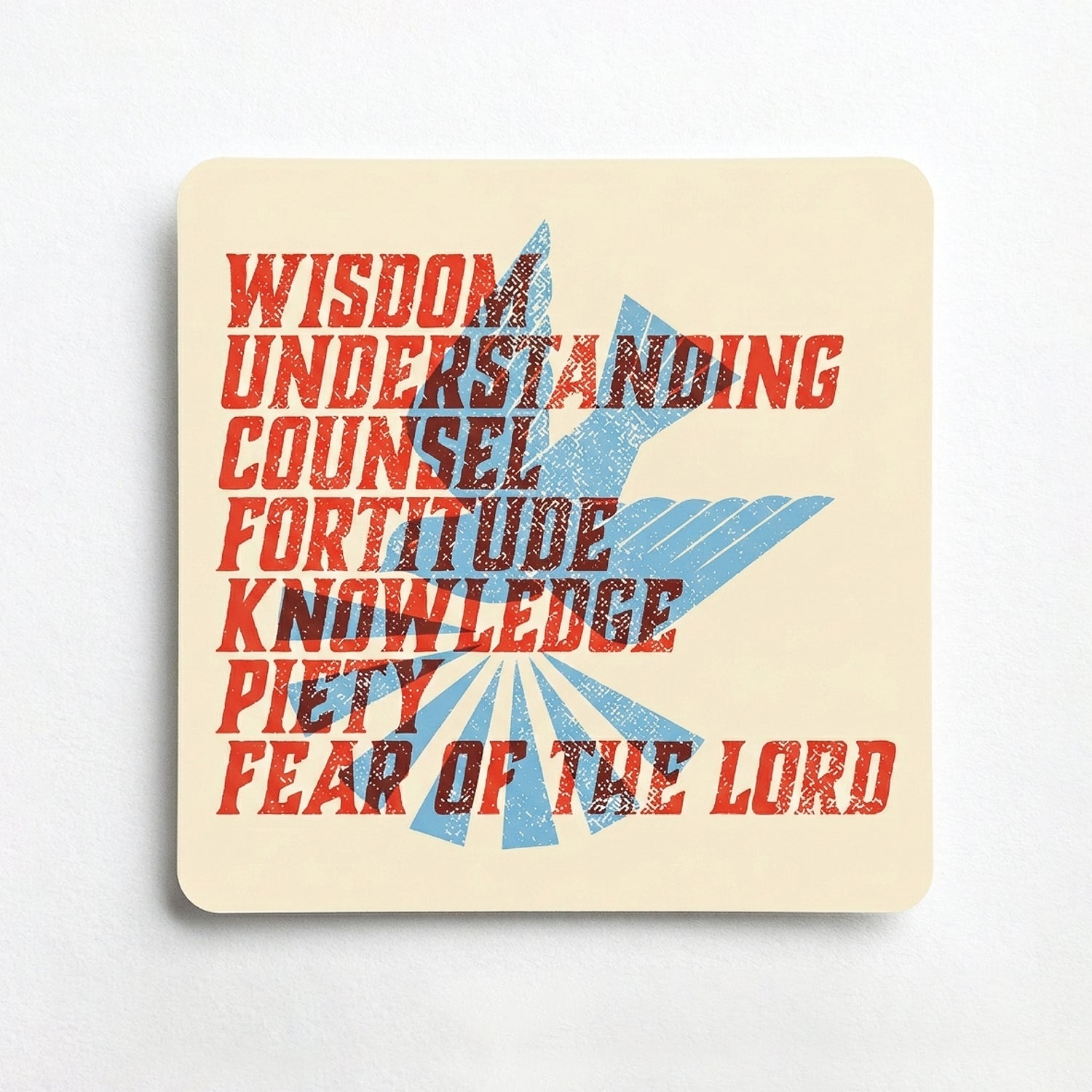 7 Gifts of the Holy Spirit Confirmation Vinyl Sticker