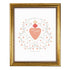 Sacred Heart of Jesus I Trust in You Framed Print - 8" x 10"