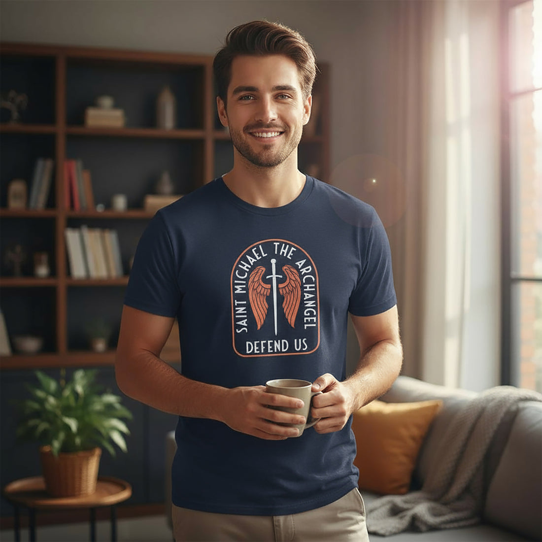 St. Michael Sword &amp; Shield T-Shirt