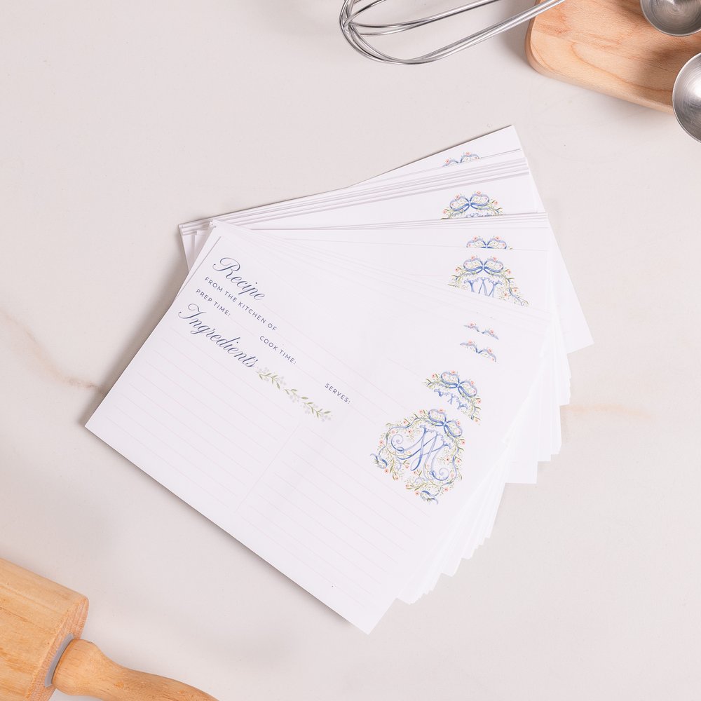 Mother Mary Auspice Maria Recipe Cards - Pack of 50