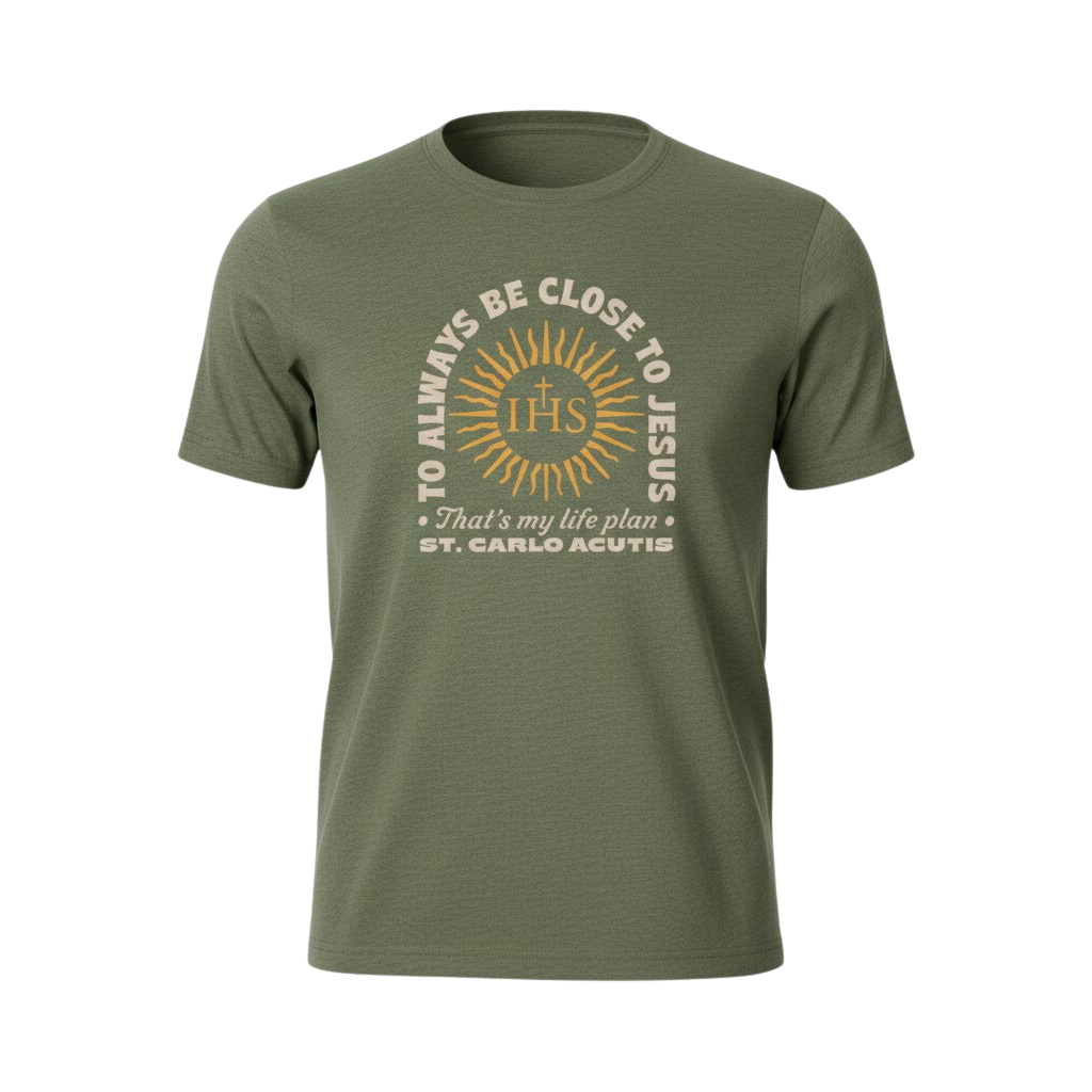 Carlo Acutis Life Plan T-shirt