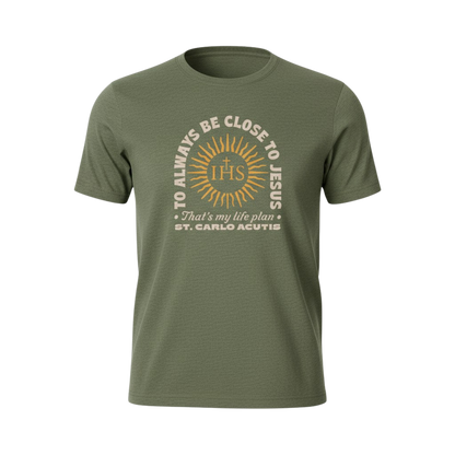 Carlo Acutis Life Plan T-shirt