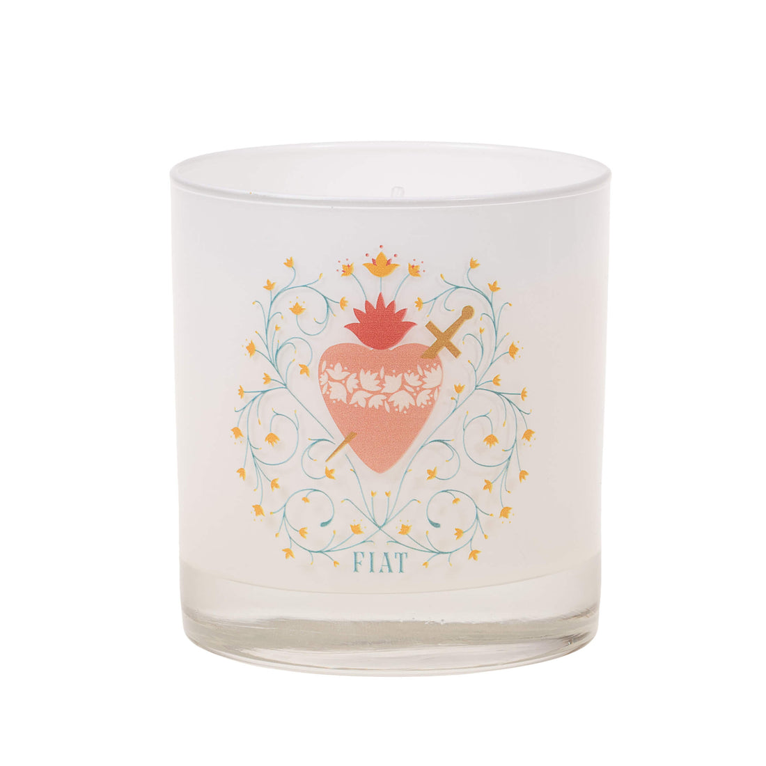 Immaculate Heart of Mary Fiat Candle