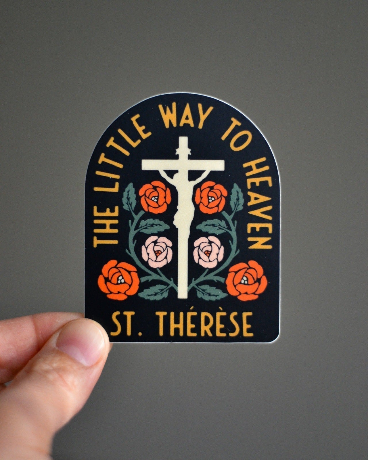 St. Thérèse Little Way to Heaven Catholic Sticker