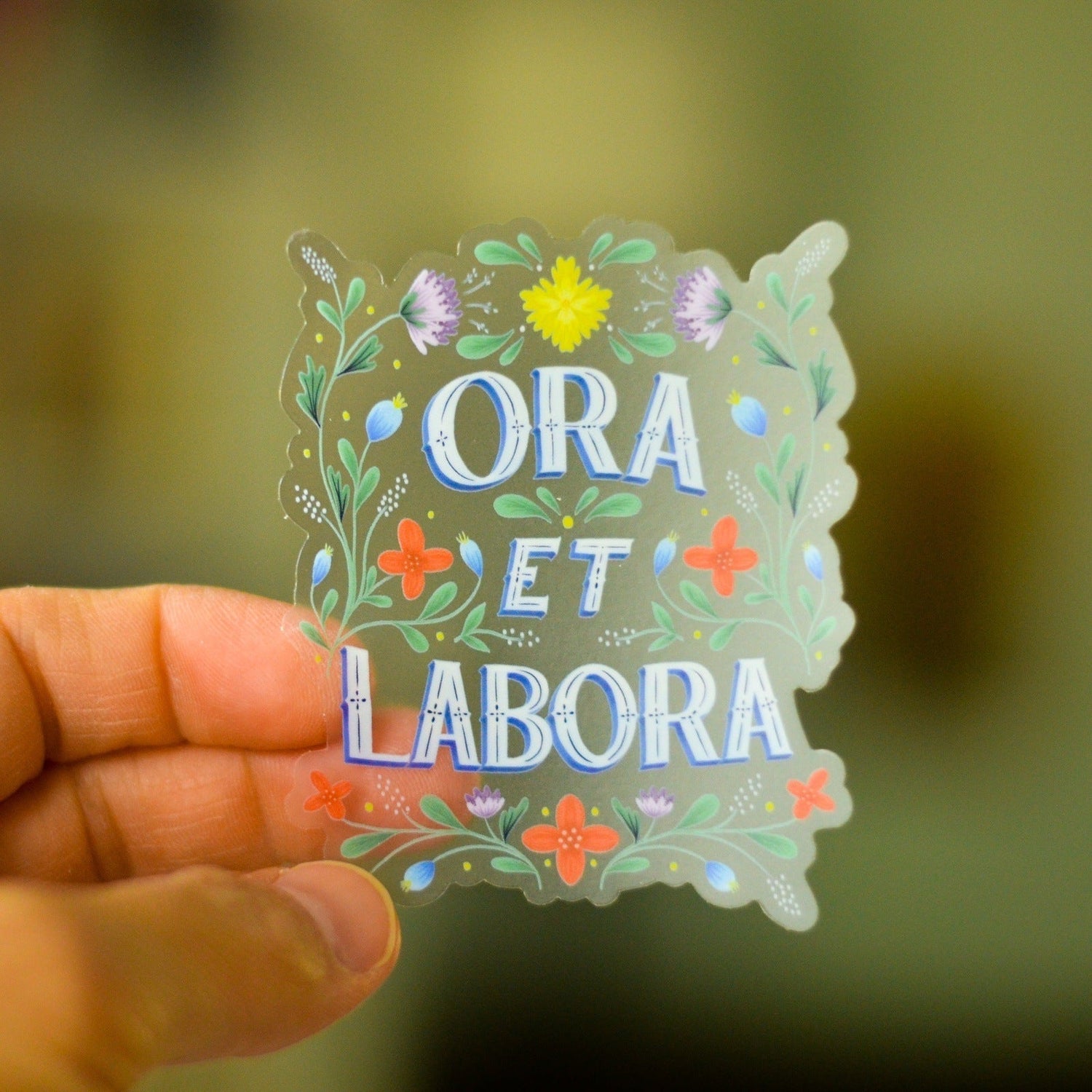 Ora Et Labora Catholic Sticker