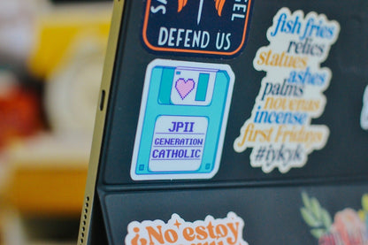 Pope St. John Paul II Generation Catholic Sticker